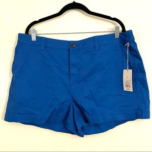 NWT - Size 16 - Bright Blue Chino Shorts - A new day - 3” inseam, target, womens